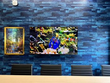 テレビモニター付き
HDMIケーブルも貸し出し可能 - THELOBBY六番町 【THELOBBY六番町】RoomBLUEの室内の写真