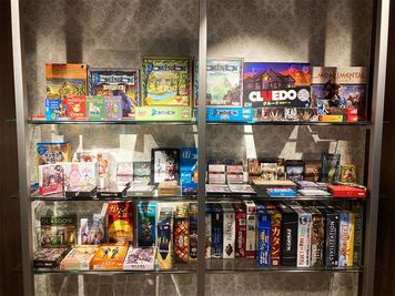 ボードゲームを多数ご用意（無料） - 道楽塾スペース 【道楽塾スペース】の室内の写真
