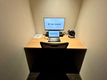 【集中して作業する際やWEB会議にご利用いただけます！】 - TIME SHARING MID POINT 大森 【閉店】5-55の室内の写真