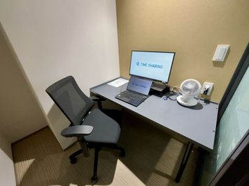 【集中して作業する際やWEB会議にご利用いただけます！】 - TIME SHARING MID POINT 川崎 【閉店】9-01の室内の写真