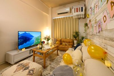 🎊pop新大阪🎊 大切な人と創る憩いの空間 ✨/ 防犯カメラなし / デート💓記念日🎉映画鑑賞🎬女子会🍾タコパ🎶 - pop新大阪
