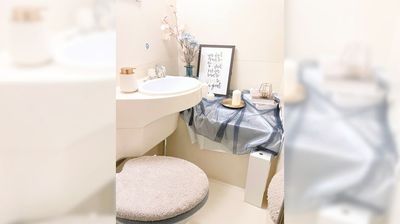 トイレも月をテーマにした空間デザインが施されています。 - レンタルサロン AndSTAR -Luna- 赤坂店の室内の写真