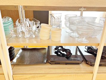 【貸出無料！】おしゃれで種類豊富な食器 - Cook & Parties 四日市 ＼🍸パーティROOM🎁／キッチンスタジオ・会議室付き！の設備の写真