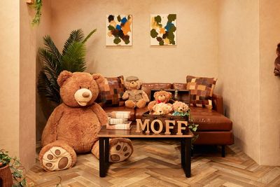 Moff roomでおなじみのくまさんたち🧸 - Moff room🧸《下北沢店》 🧸Moff room🧸1〜15名様ママ会向けスペースの室内の写真