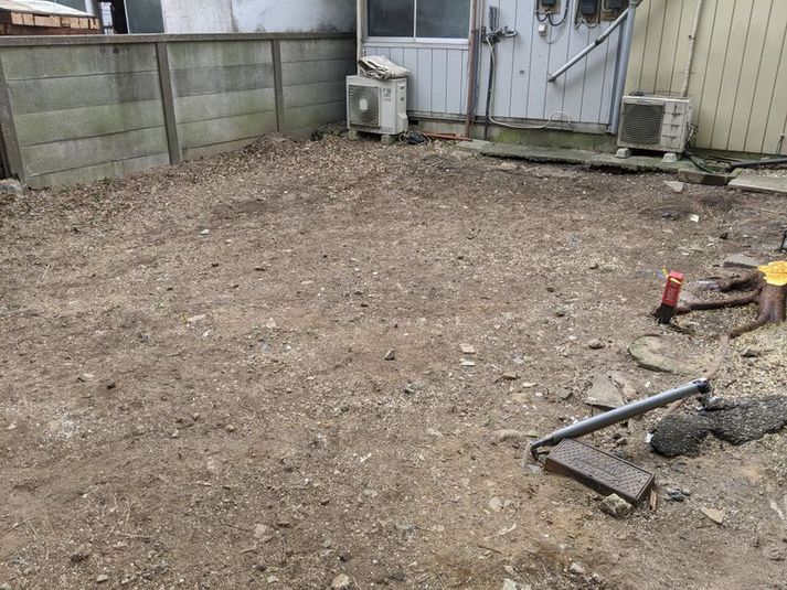 扇大橋駅徒歩10分の更地 - 戸建裏の更地