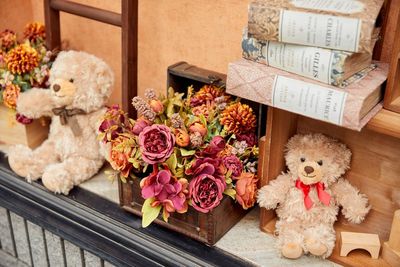 外のディスプレイでもくまがお迎え♪ - Moff room🧸《下北沢店》 🧸Moff room🧸1〜15名様ママ会向けスペースの室内の写真