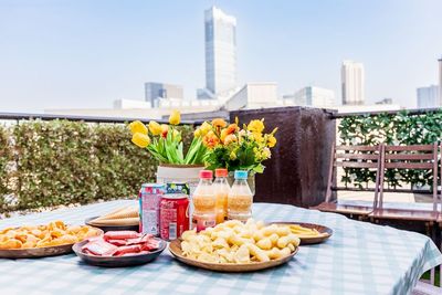 テラスで飲食も楽しめます - Tree Side 新大久保 602 Space Side (602)の室内の写真