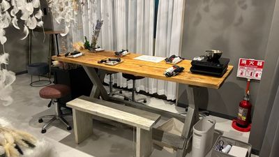 テーブルはご使用可能です - アトリエカシュカシュ撮影スタジオ 羽の非日常空間✨アトリエカシュカシュ　仙台の室内の写真