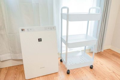空気清浄機とキャスター - レンタルサロンピエリス馬喰町の設備の写真