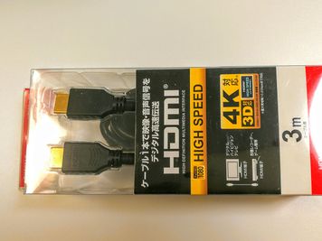 HDMIケーブルあります - 立地抜群。渋谷駅徒歩1分の会議室 風通しの良し。渋谷エリア1１月２位の設備の写真