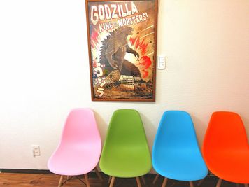 予備の椅子あります - 立地抜群。渋谷駅徒歩1分の会議室 風通しの良し。渋谷エリア1１月２位の設備の写真