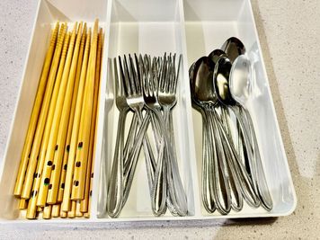 カトラリーは12組ご用意 - 矢場町パーティ607の設備の写真