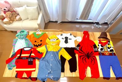 👮男の子衣装▶︎ウッディ(86cm)、スパイダーマン(86)、消防士(86)、警察官(86)、ミニオン(86)、モンスターズインクサリー(70)、悟空(86) - Moff room🧸（天神橋筋六丁目店）🧸 🧸Moff room《天神橋筋六丁目店》🧸の設備の写真
