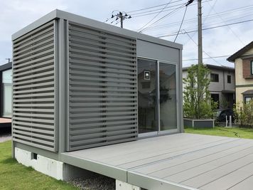 お部屋の外観はこちらです！※始めに別棟の受付までお越しください
 - U-SPACE　新潟店 Living2の外観の写真