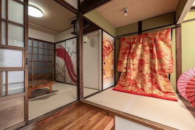 玄関から見た景色 - studio ICHI 古民家 studio ICHIの室内の写真