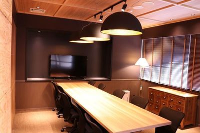 ホテルラウンジ風のリッチな空間 - BasisPoint 神保町店  【1～10名会議室RoomA】神保町エリアの室内の写真