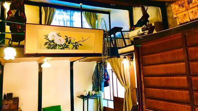 レトロかわいいアンティークなお部屋です🦋 - 蝶屋 設備豊富 キッチン付古民家一棟貸しの室内の写真