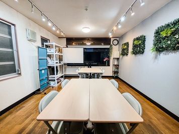 【Good Space三軒茶屋】三軒茶屋徒歩3分の好立地！ 【marble三軒茶屋】研修🖊️会議✨大型テレビ[906]の室内の写真