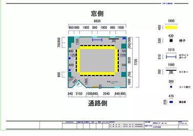 ワンコイン会議室 新橋 新橋駅前セミナールームの室内の写真