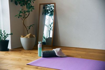 リビングルーム：ヨガシーン - studio shiro to muku キッチン付ハウススタジオの室内の写真