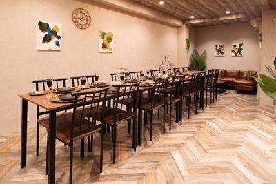 人数の多いママ会に最適です♪ - Moff room🧸《下北沢店》 🧸Moff room🧸1〜15名様ママ会向けスペースの室内の写真