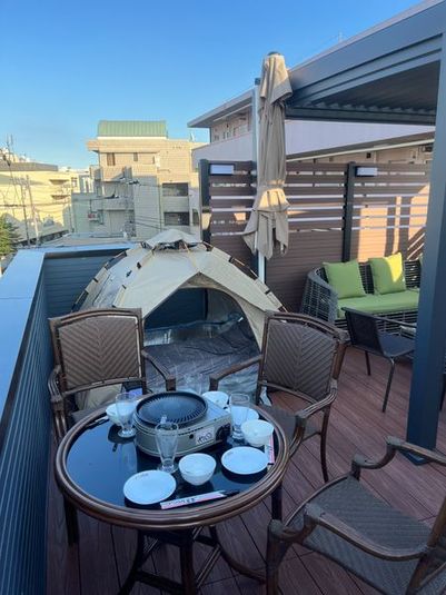 都心の屋上で贅沢キャンプ＆BBQ！完全貸切の『桜エアーテラス』 - CITY PAL桜新町