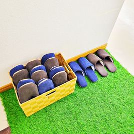 スリッパ×14足 - カリマ塩尻 塩尻市のレンタルスタジオ｜カリマ塩尻｜会議 ダンス セミナーにの設備の写真