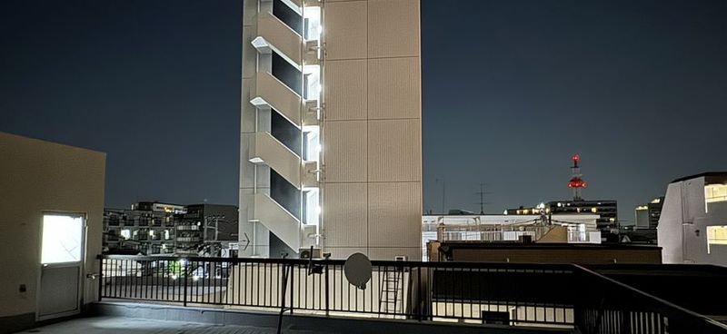 開放的な雰囲気の屋上 - リビオン板橋本町