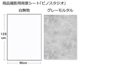 「ピノスタジオ」は白無地とグレーモルタルの２色。 - サモスタ恵比寿 サモスタ恵比寿１号店の設備の写真