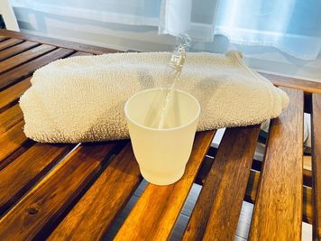 タオル/歯ブラシセット（オプション） - ASOBIBA南森町 パーティスペースASOBIBA南森町Ⅱの設備の写真