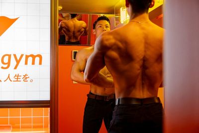 背中のフォームまでしっかり確認できます✨ - mela gym（メラジム）渋谷2nd店の室内の写真