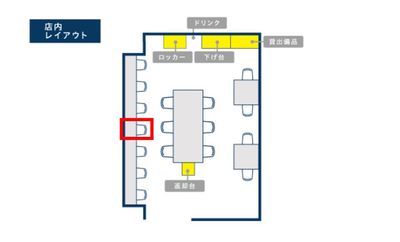 MIRAIYA Bookmark Lounge 　旭川駅前店 カウンター席４の室内の写真