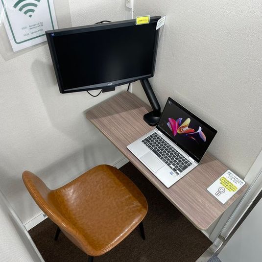 弁天-個室ブース1人用(防音) - コワーキング新潟弁天