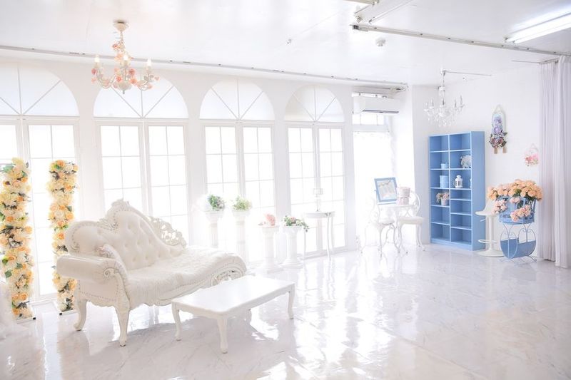 自然光　ホワイトスペース　姫ベッド　教室撮影 - スタジオ