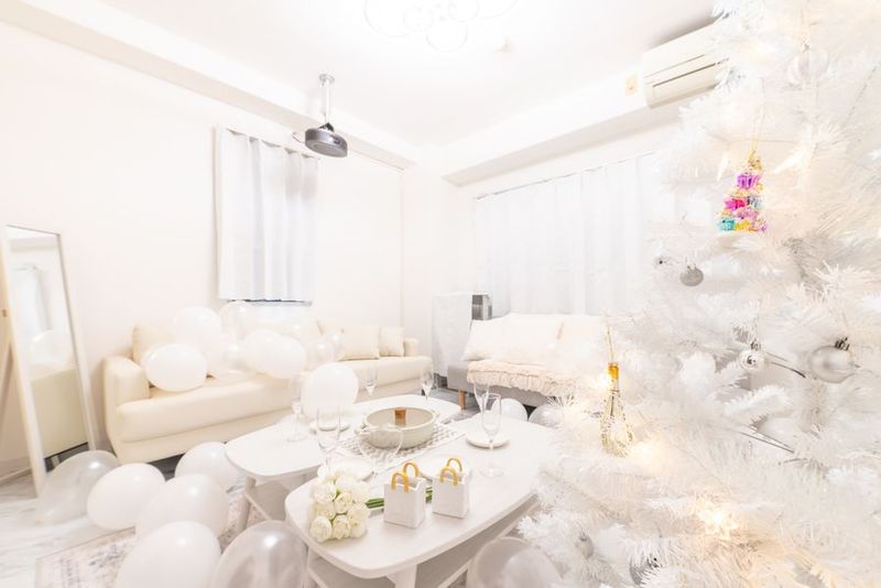 ♡スノーホワイト天王寺駅前♡駅近🌟撮影・女子会・推し活 - 天王寺駅徒歩2分/完全個室