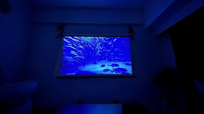 高精細レーザープロジェクターにドルビー音質のサウンドバー♪
大迫力で映像資料を参照🌟 - グッドワン　座　新大阪 グッドワン　座　新大阪　未成年🆗防犯カメラ🈚️出入り🆓の室内の写真