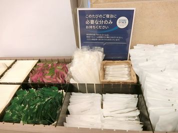 無料アメニティ - 東横INN秋田駅東口 シングルの設備の写真