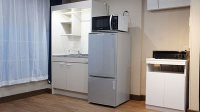 ミニキッチン - レンタルスペース24 【新装】創業６年、信頼と安心の清潔な多目的スペース　の室内の写真