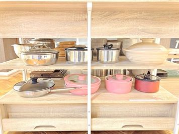 【貸出無料！】バラエティ豊富な調理器具 - Cook & Parties 四日市 ＼🍸パーティROOM🎁／キッチンスタジオ・会議室付き！の設備の写真