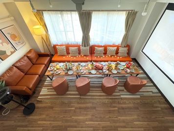 【THEATER飯田橋】 駅近シアタールーム｜アクセス楽々｜くつろぎパーティー [58]の室内の写真