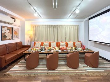【THEATER飯田橋】 駅近シアタールーム｜アクセス楽々｜くつろぎパーティー [58]の室内の写真