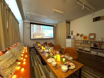 【THEATER飯田橋】 駅近シアタールーム｜アクセス楽々｜くつろぎパーティー [58]の室内の写真