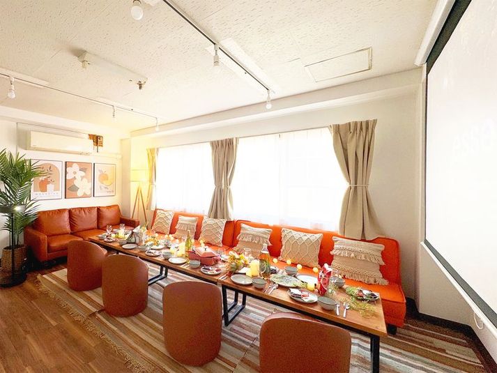 【THEATER飯田橋】 駅近シアタールーム｜アクセス楽々｜くつろぎパーティー [58]の室内の写真