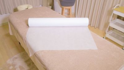 使い捨てシート、使い捨てフェイスシートもお使い頂けます。 - レンタルサロン【トッティ】 四条駅徒歩10分内♪タイ式/整体/アロマ/エステ/ネイル...の室内の写真