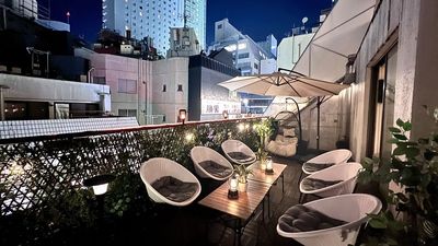 【貸切テラス付き/渋谷駅1分】グランピングBBQ/ケータリングパーティー/各種イベント/推し会/プロジェクター/ゴミ回収あり - 渋谷ガーデンルーム4F