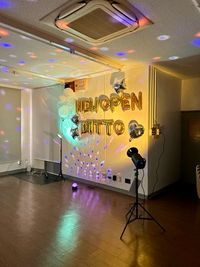 白壁バックに飾り付けも自由です！ - Dance Studio DITTO 布施店の室内の写真