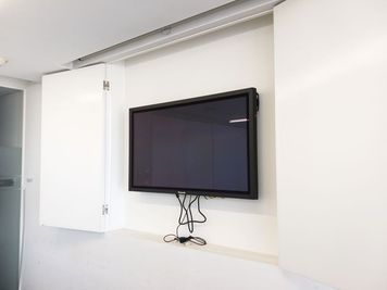 50インチのモニター - Kashiwa grand Annex  Kashiwa grand Annex 貸会議室１・２の設備の写真