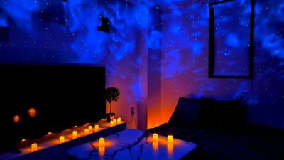 プラネタリウムで幻想的なお部屋にも💫 - YUZ 北堀江 大人可愛い💕猫好き必見👀の空間でゆったり☕の室内の写真