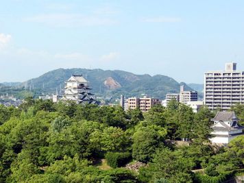 ホテルから見た福山城 - 東横INN福山駅新幹線南口 エコノミーダブルのその他の写真