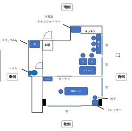 ２部屋ありとっても広く使えます！ - レンタルサロンRainbow 赤羽店（Large） salonの室内の写真